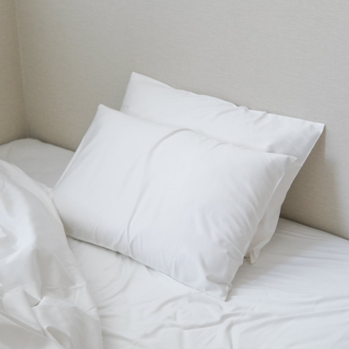 600TC Cotton Sateen Pillowcace(2枚セット) - aucentic