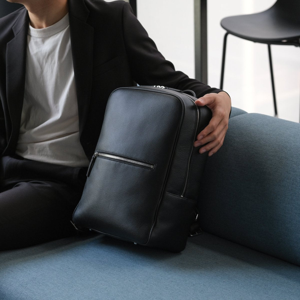 <受注生産:7月18日より順次発送予定>Full Grain Leather Backpack - aucentic