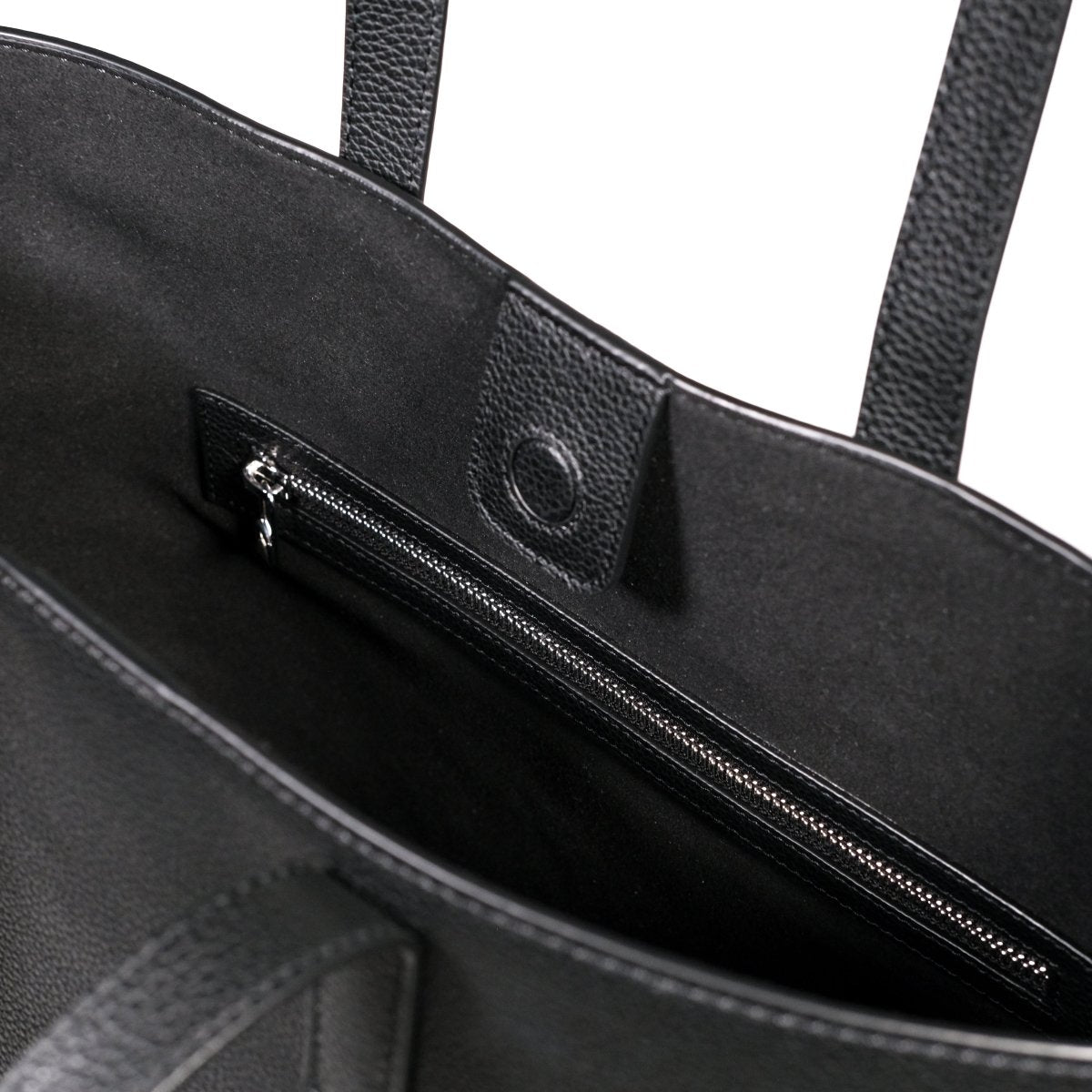 Italian Leather Casual Tote (Beige) - aucentic