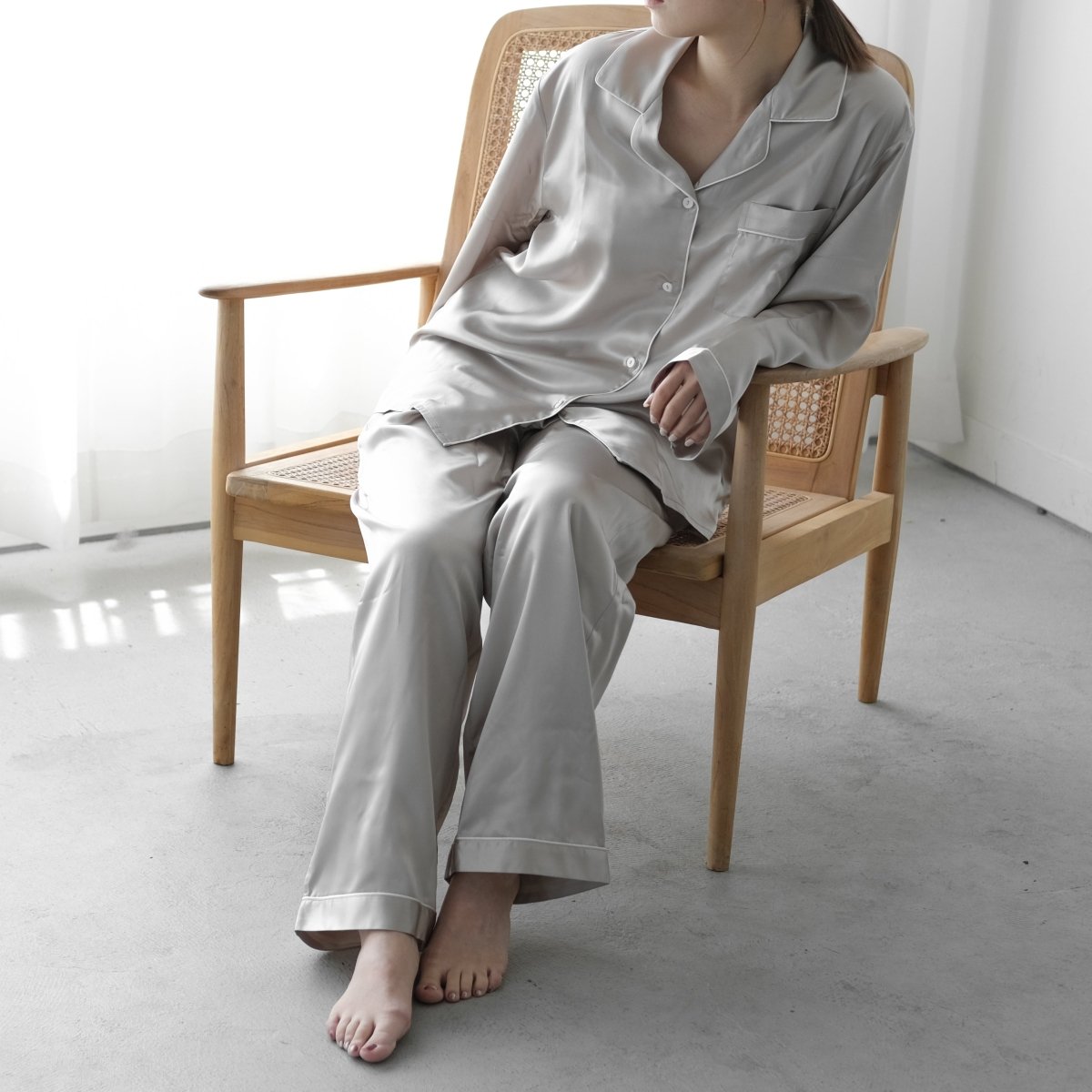 Mulberry Silk Sleepwear - aucentic