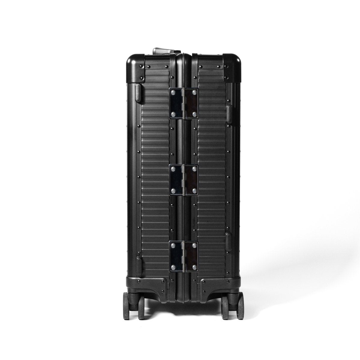 <受注生産>Stripe Aluminum Suitcase(Black) - aucentic