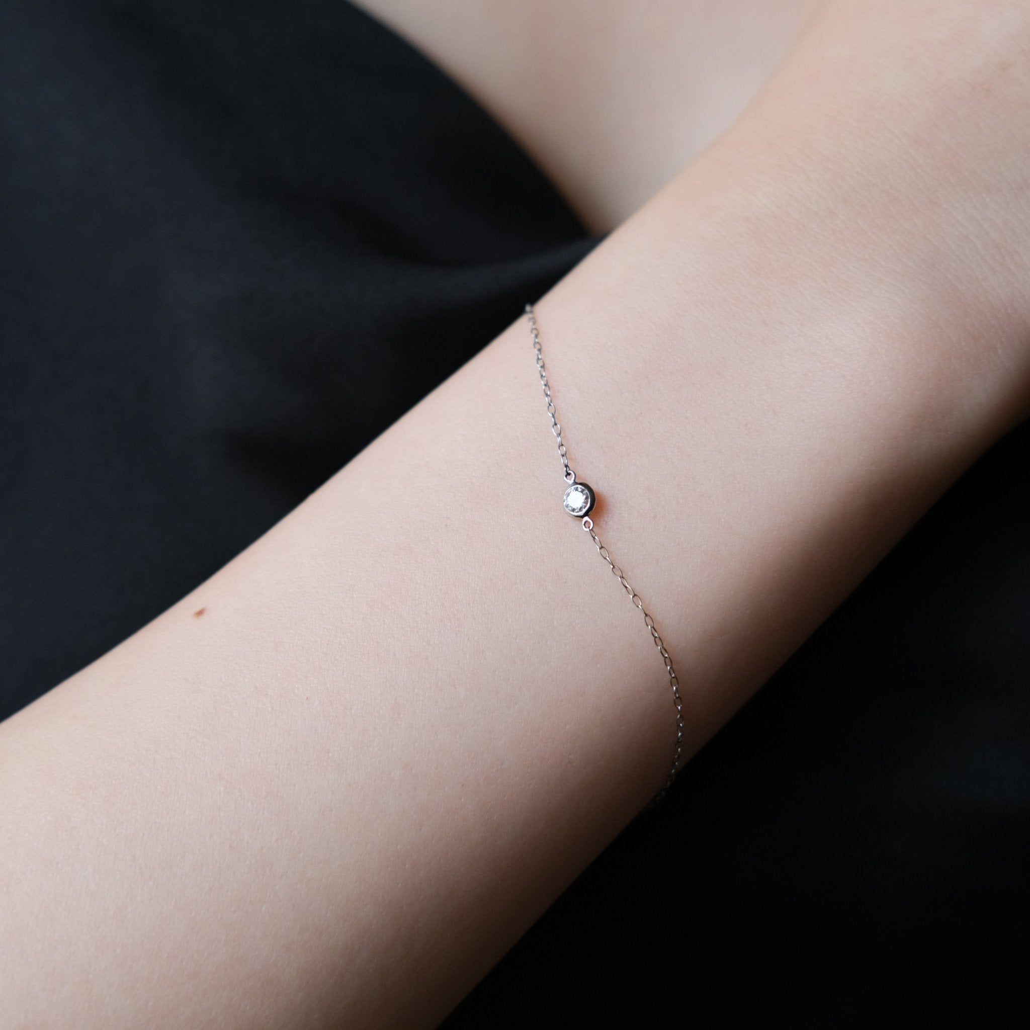 0.1ct 1Point Diamond Bracelet - aucentic