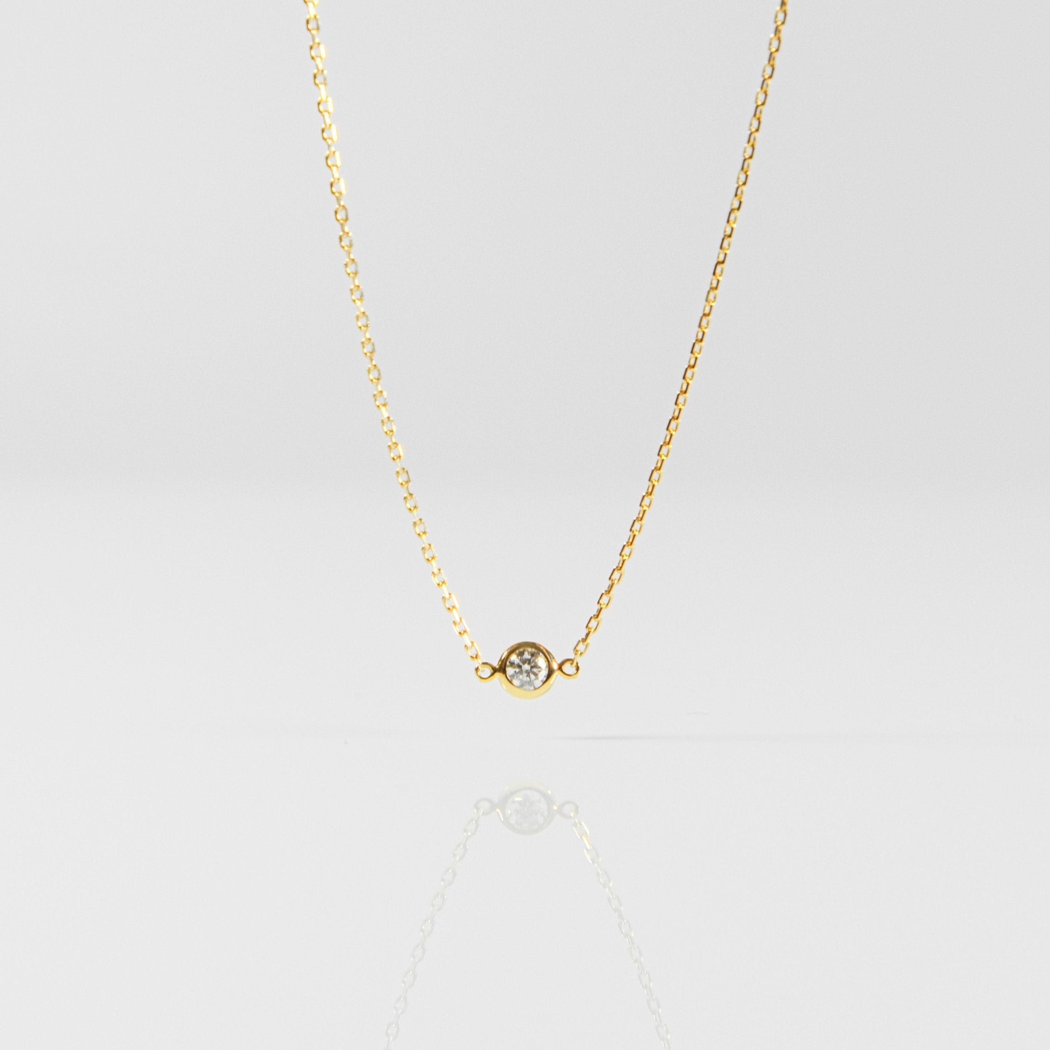 18K 1Point Diamond Bracelet - aucentic