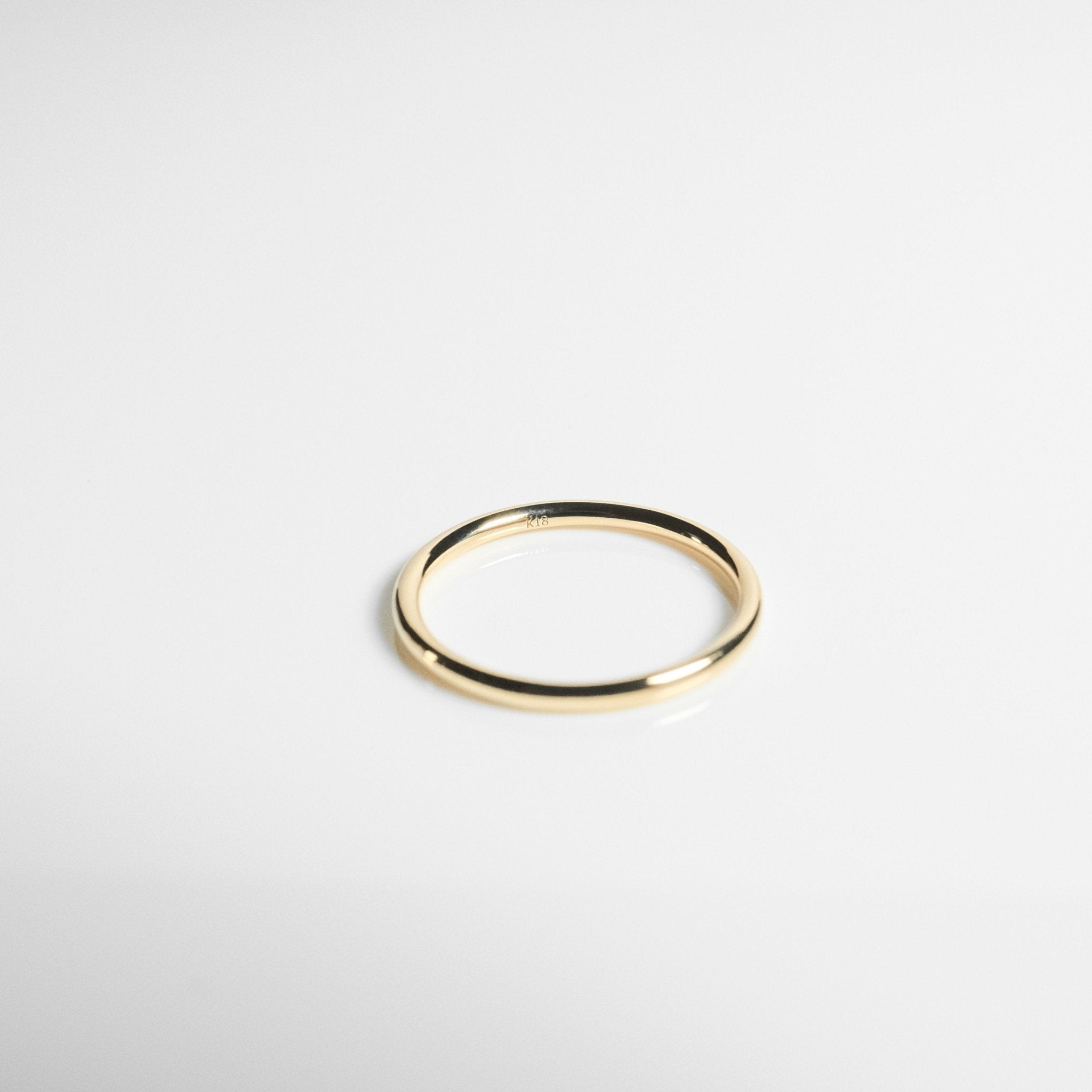 18k Solid Gold Ring - aucentic