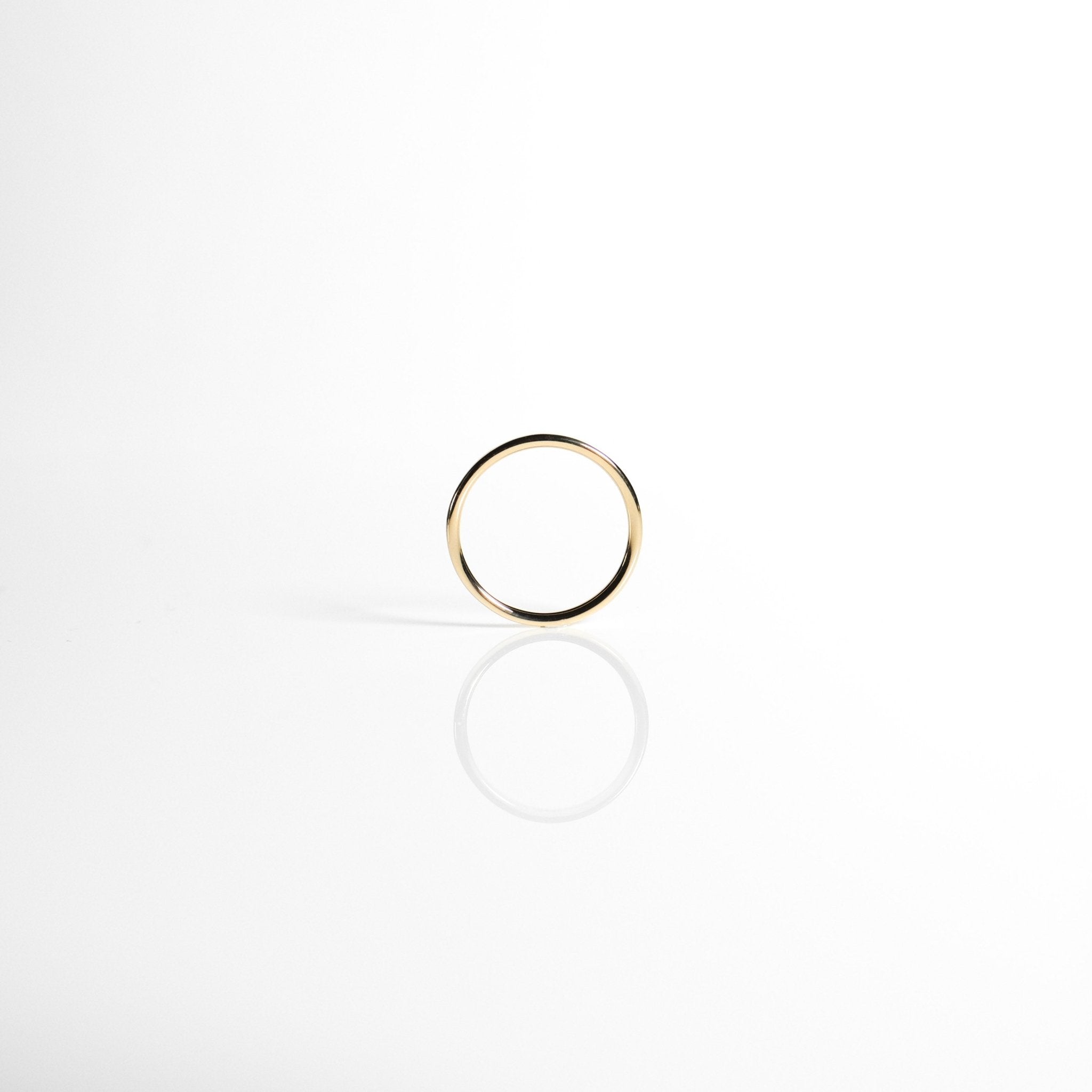 18k Solid Gold Ring - aucentic
