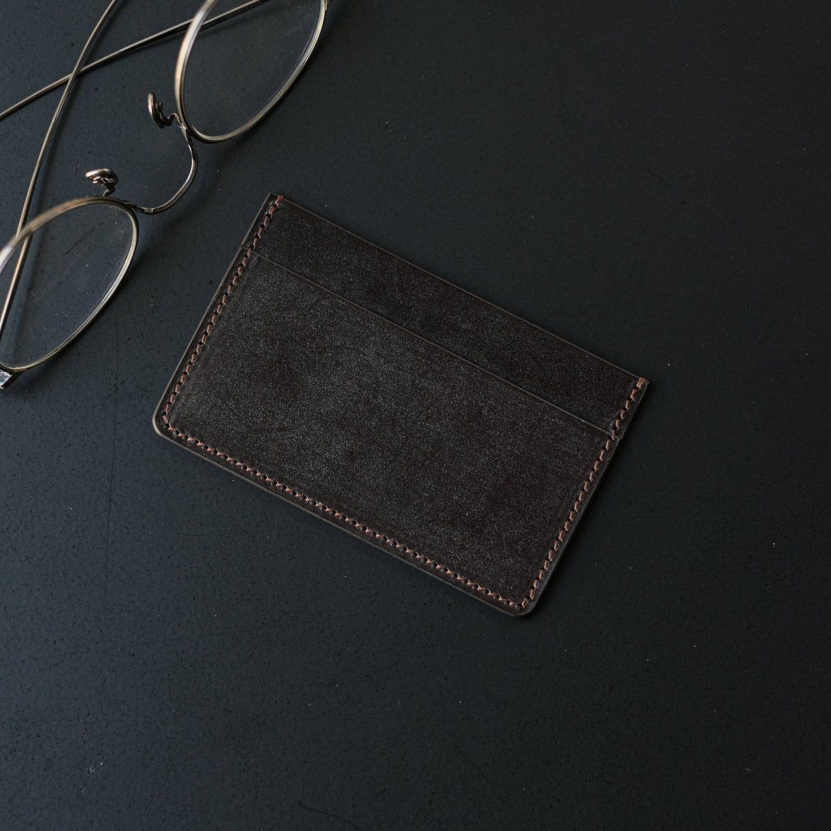 Bridle Leather Card Case - aucentic