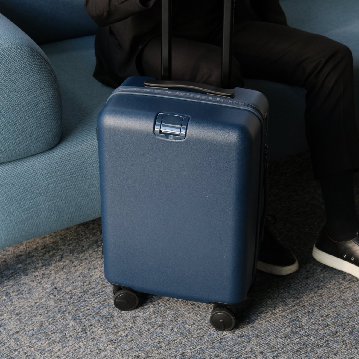 Essential Luxe Suitcase(Dark Blue) - aucentic