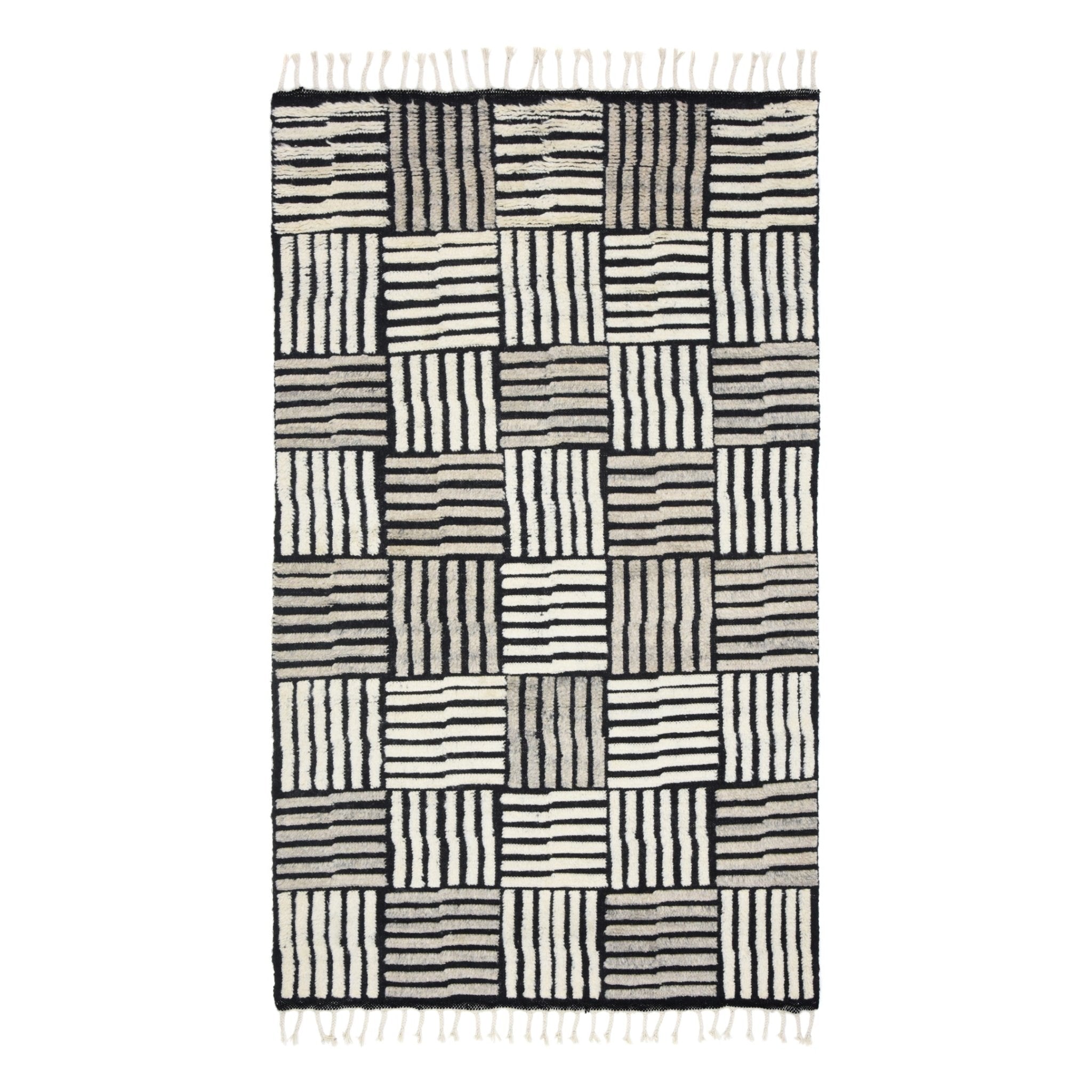 Hand Knotted Wool Rug 003 - aucentic