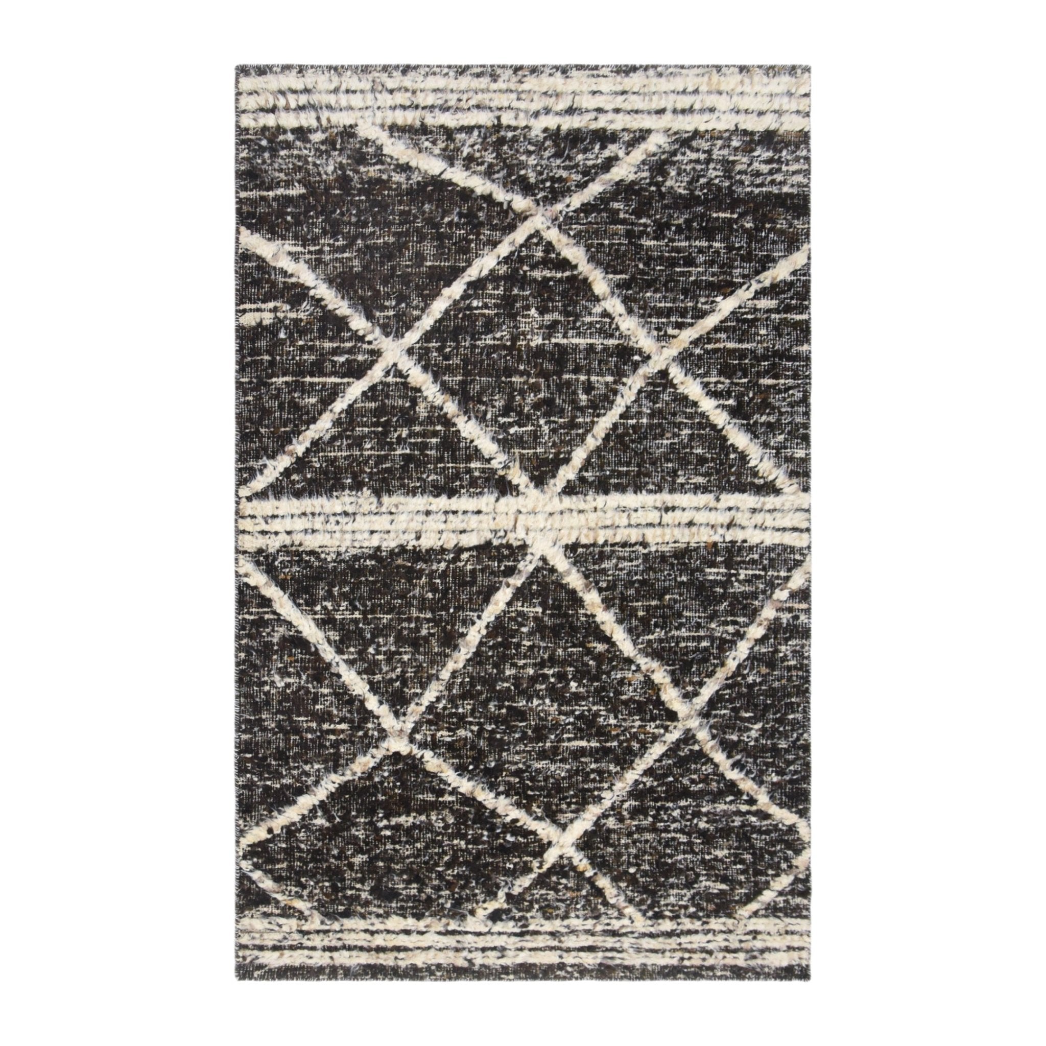 Hand Knotted Wool Rug - aucentic