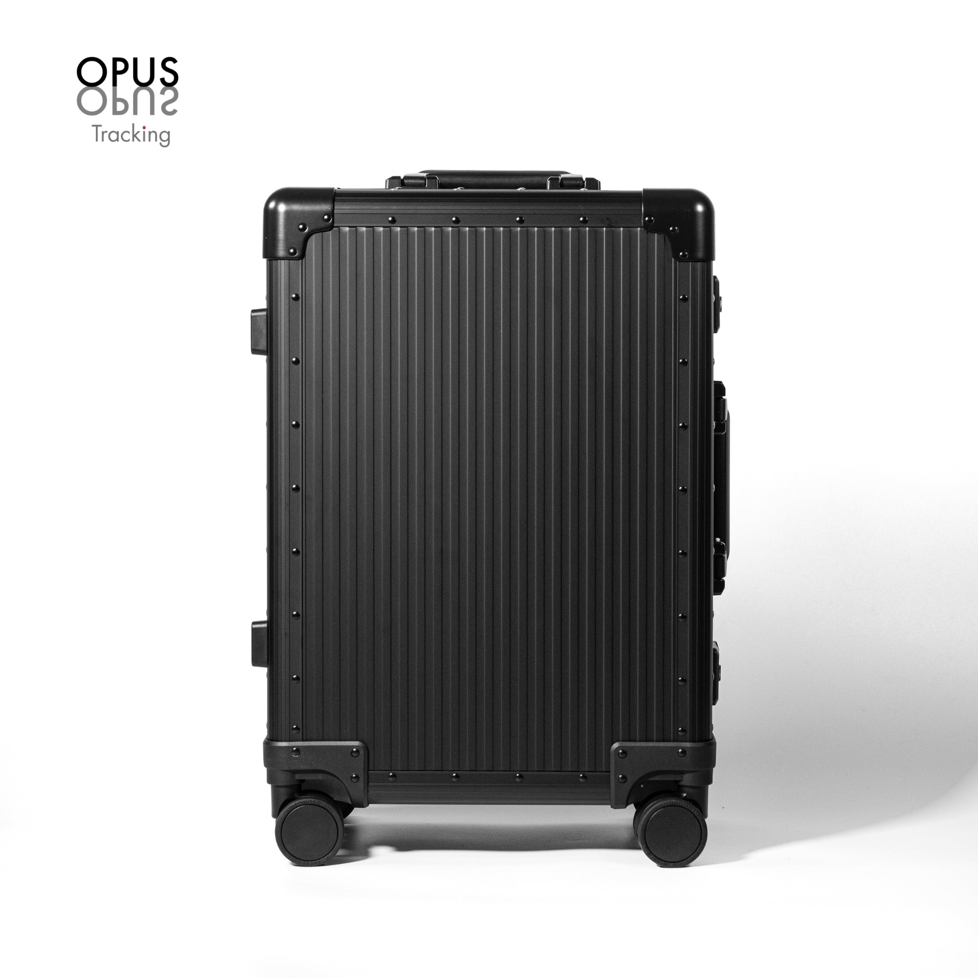 <受注生産>Stripe Aluminum Suitcase(Black) Op.13  - OPUS Tracking