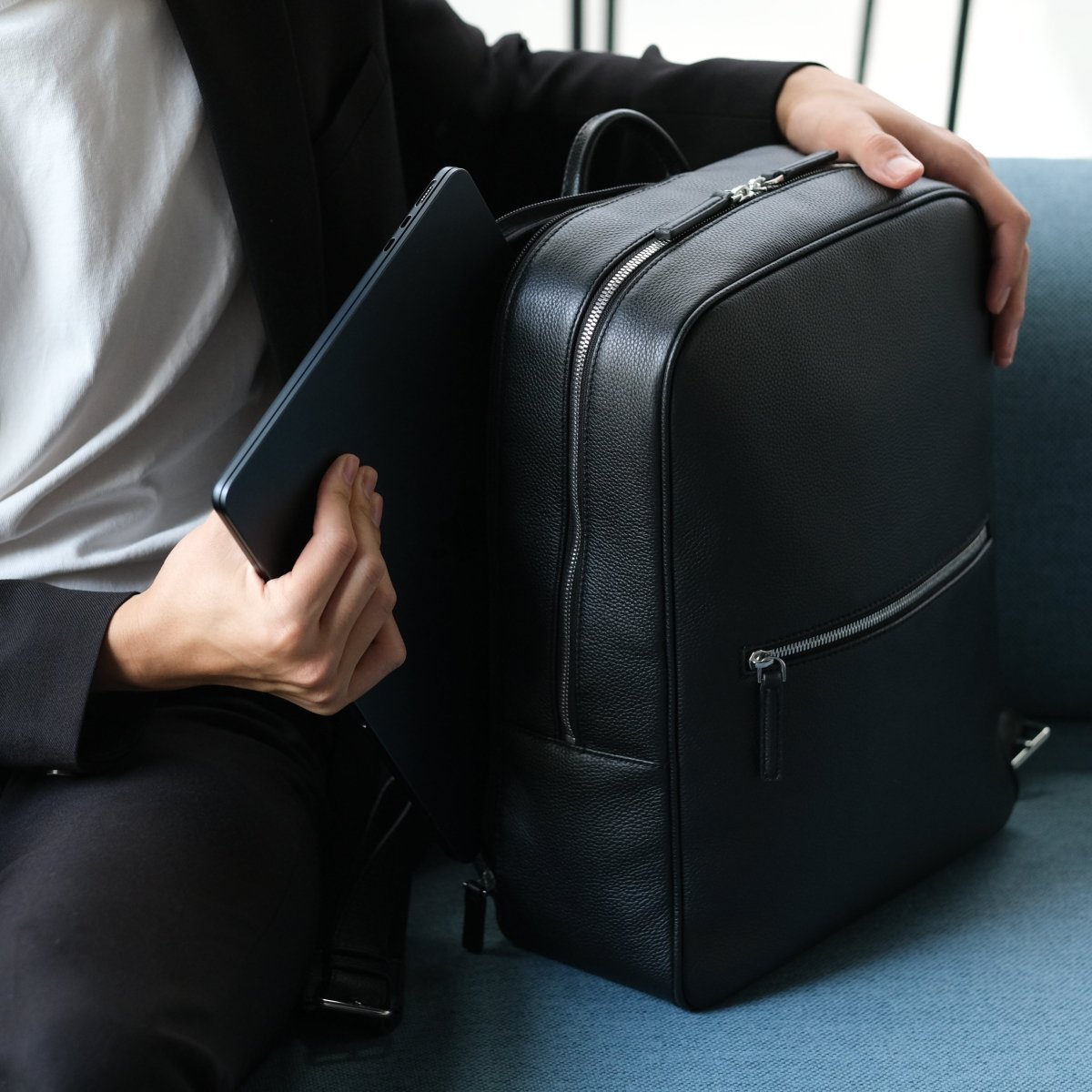 <受注生産：7月18日より順次発送予定>Full Grain Leather Backpack - aucentic