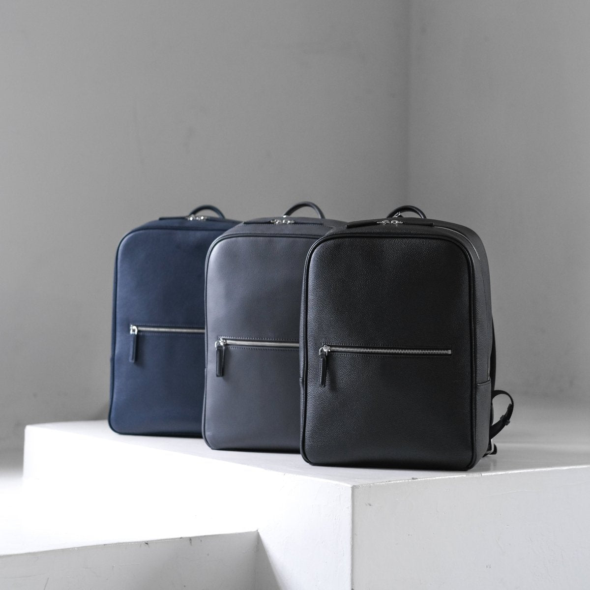 <受注生産：7月30日より順次発送予定>Full Grain Leather Backpack - aucentic