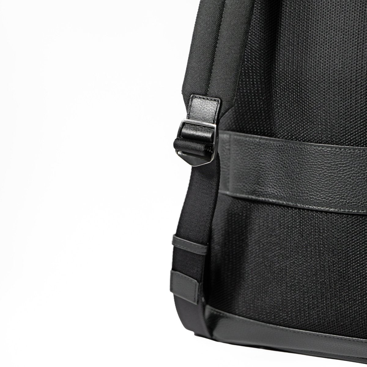 Full Grain Leather Backpack (Navy) - aucentic