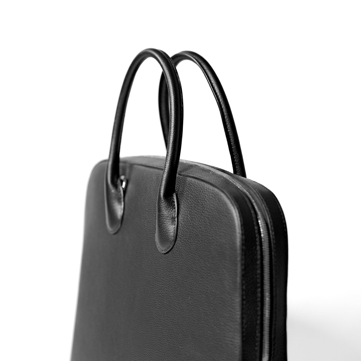 Italian Leather Smart Casual Brief - aucentic