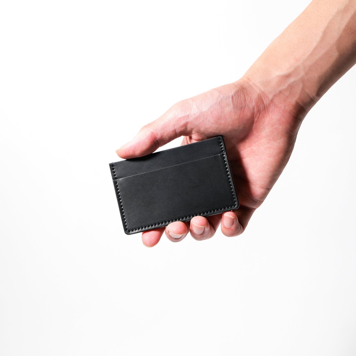 SHELL CORDOVAN Card Case (Horween Leather) - aucentic