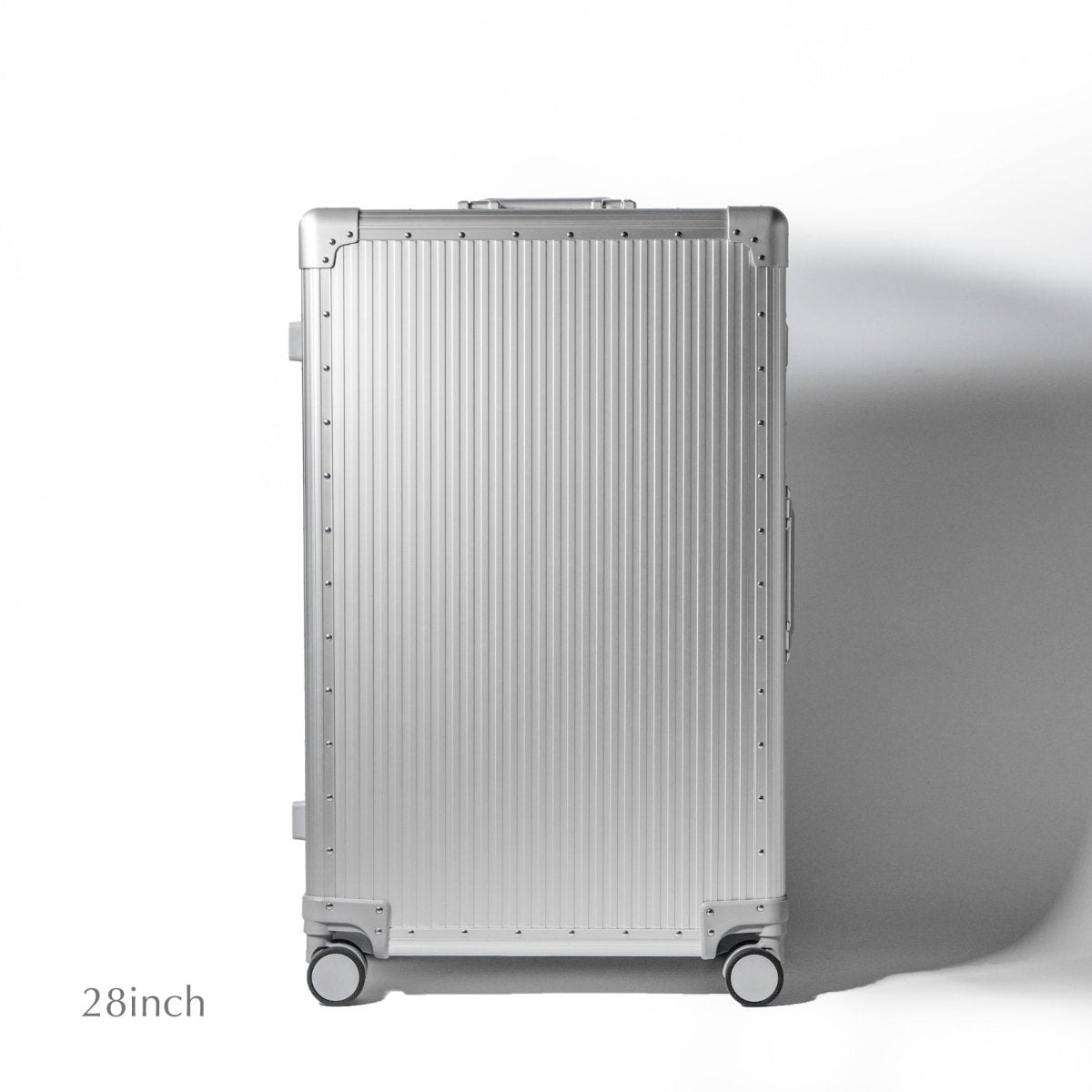 <受注生産>Stripe Aluminum Suitcase(Silver) Op.13 - aucentic