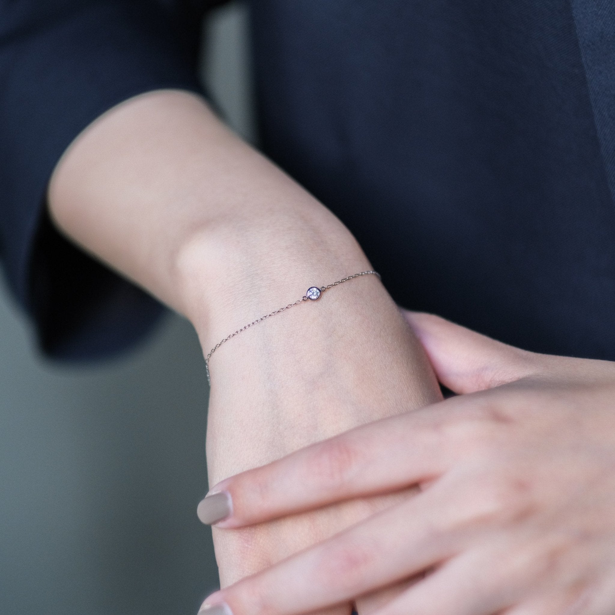 0.1ct 1Point Diamond Bracelet - aucentic