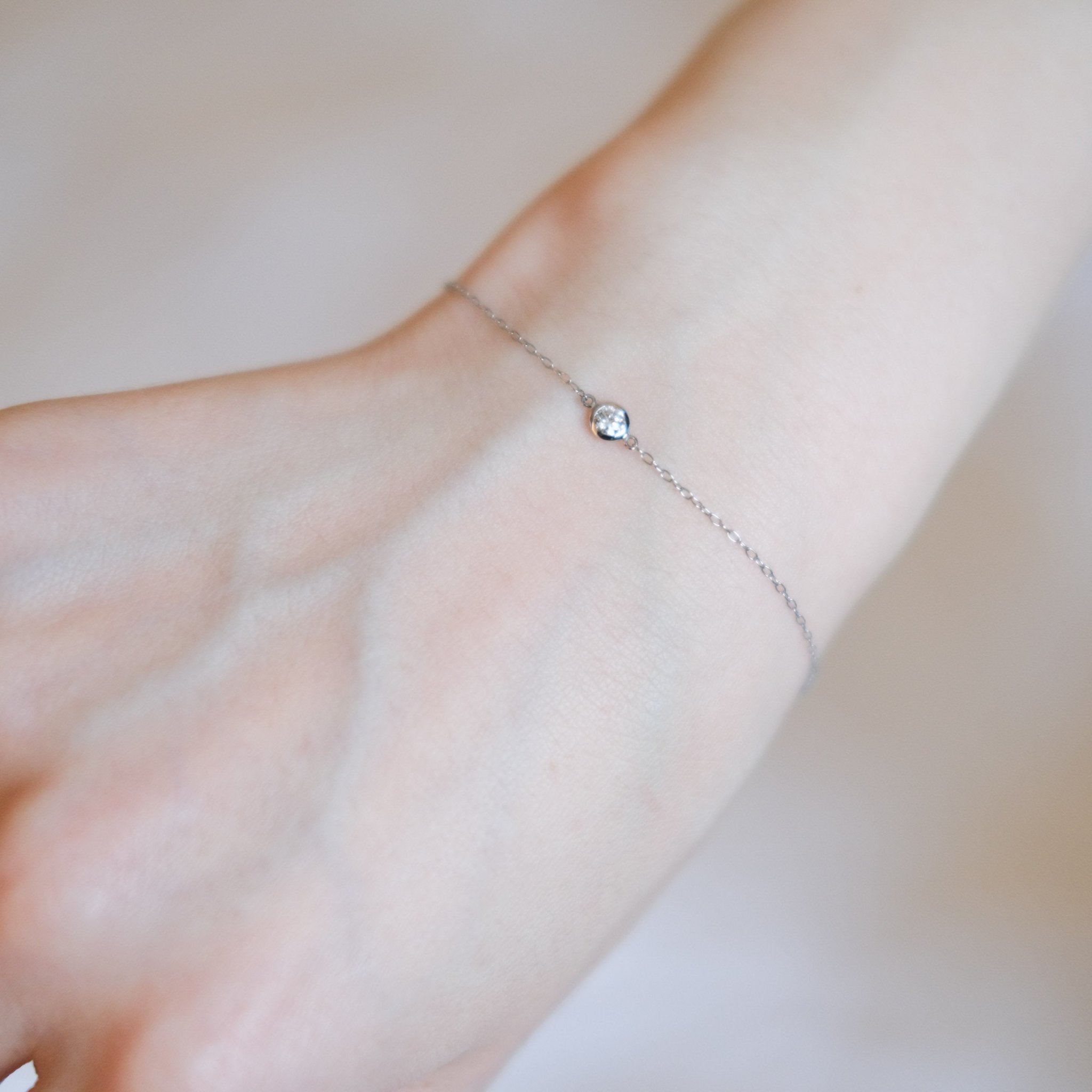 0.1ct 1Point Diamond Bracelet - aucentic