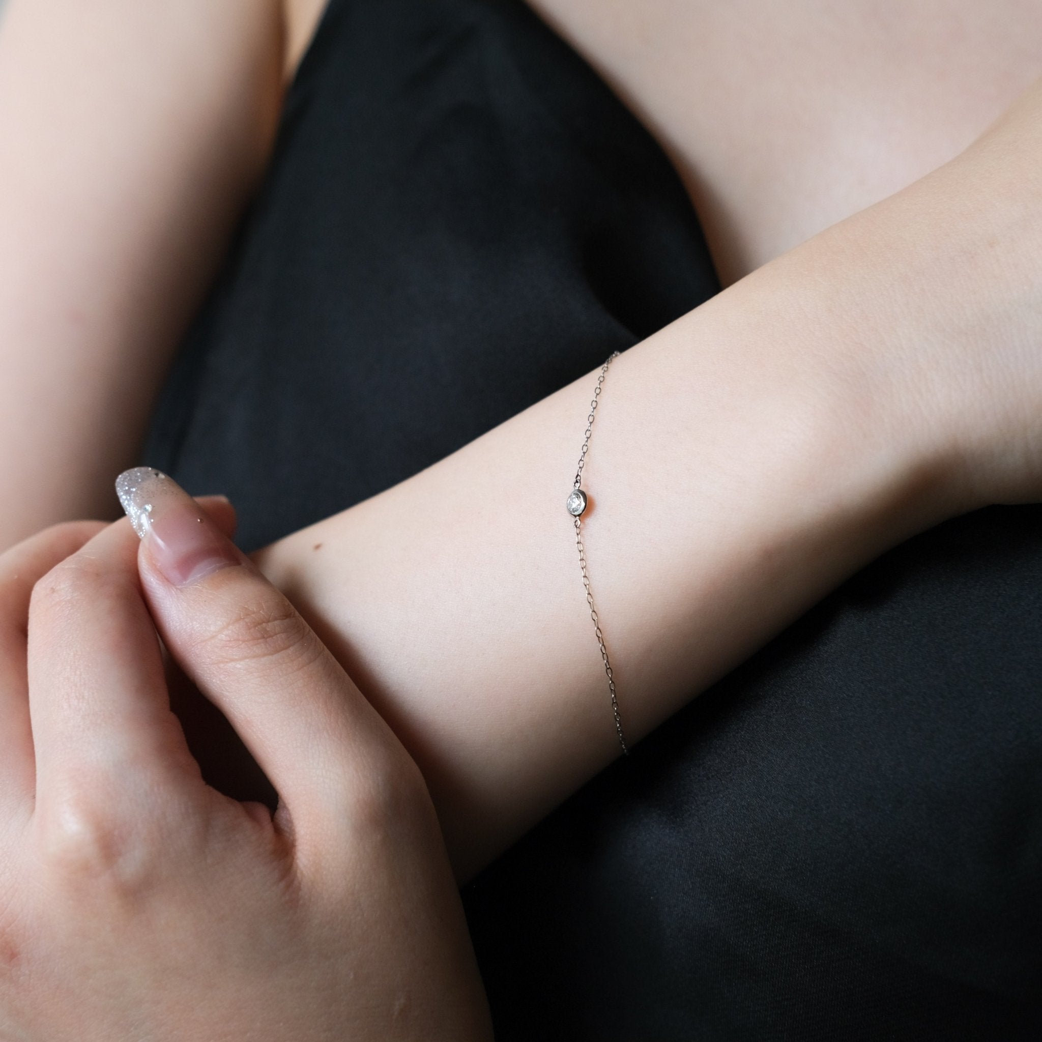 0.1ct 1Point Diamond Bracelet - aucentic