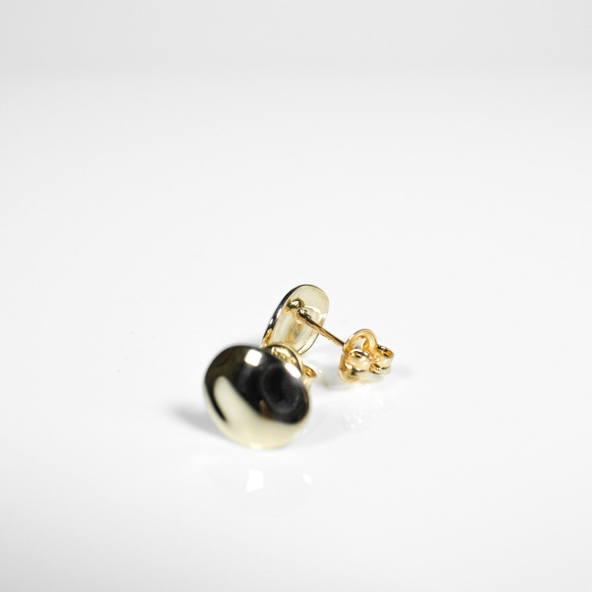 14K Wave Plate Earrings - aucentic